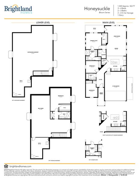 Honeysuckle Floor Plan