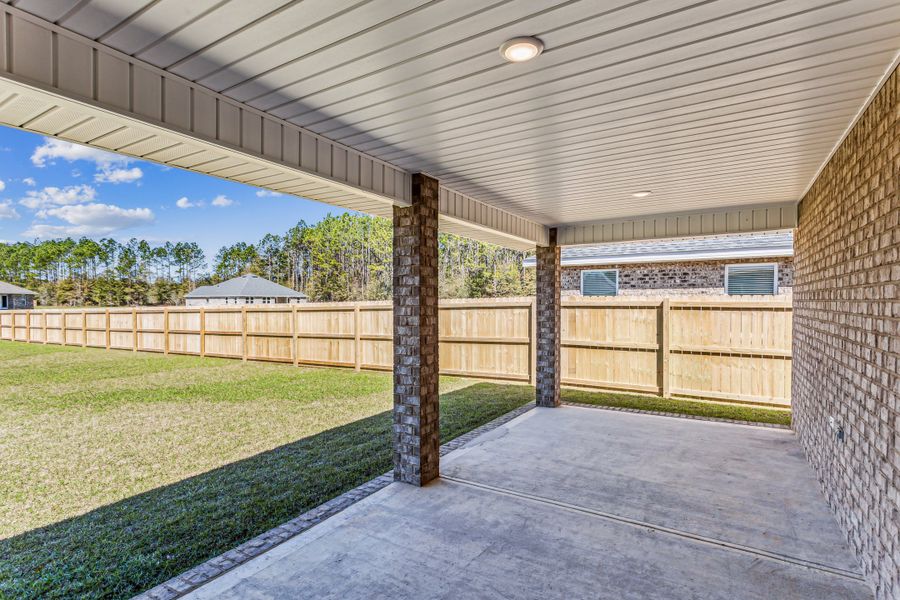 Representative exterior details of a home built from the The Liberty by Herbst Homes in Prosperity Point, Milton (Image 44).