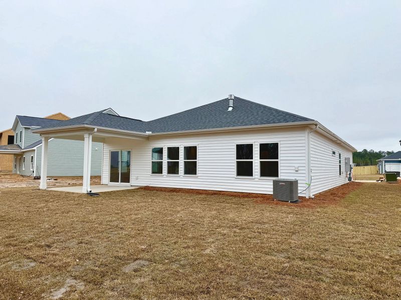 Exterior details and patio area of a home in Watson Hill, Summerville (Image 4).