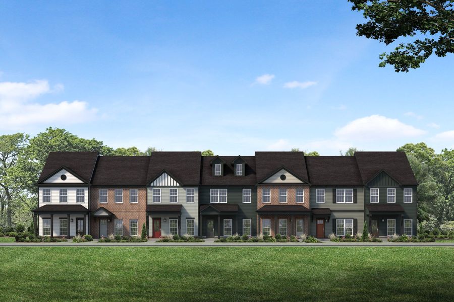 Representative exterior photo of a completed home built from the Annapolis by Parkside Builders in Oxford Station, Gallatin, TN (Image 20).