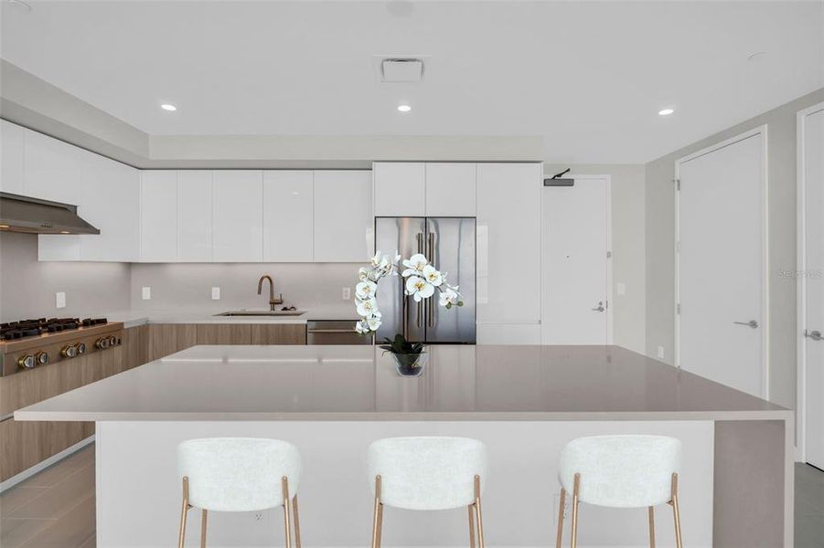 Furnished interior view inside a new home in , St. Petersburg (Image 50).