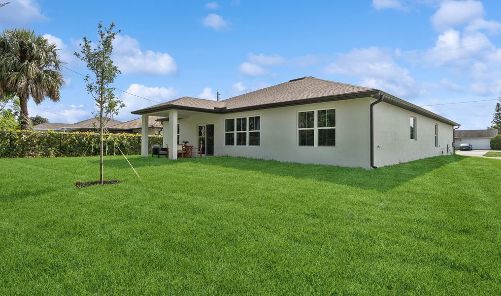 Back of home