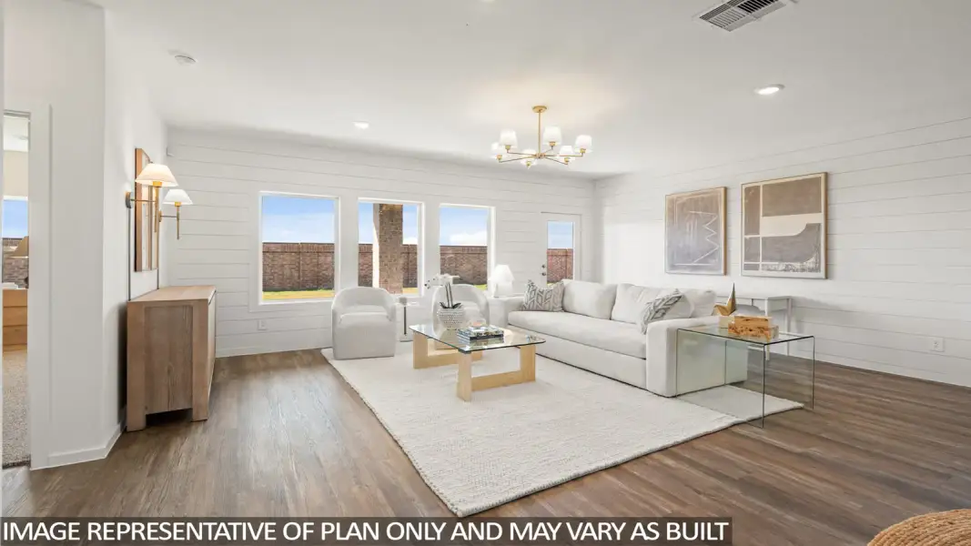 Furnished interior view inside a new home in Sunterra Lakes, Brookshire (Image 17).