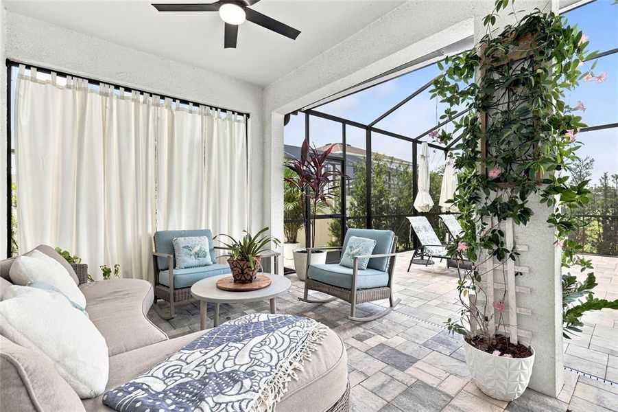 Exterior details and patio area of a home in , Lakewood Ranch (Image 27).