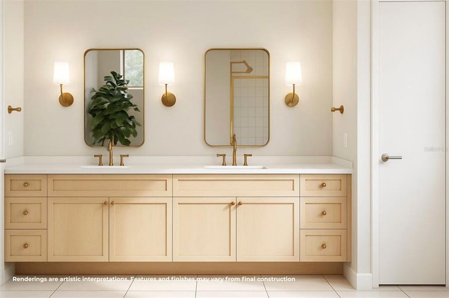 Furnished interior view inside a new home in College Park, Orlando (Image 9).