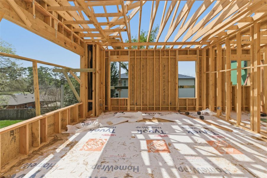 In-progress construction of a new home in , Houston, TX (Image 23).