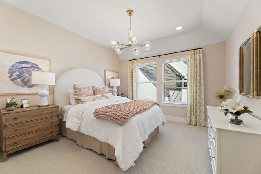 Representative furnished interior of a home built from the 6051 by Tradition Homes in StarView, Prosper (Image 50).