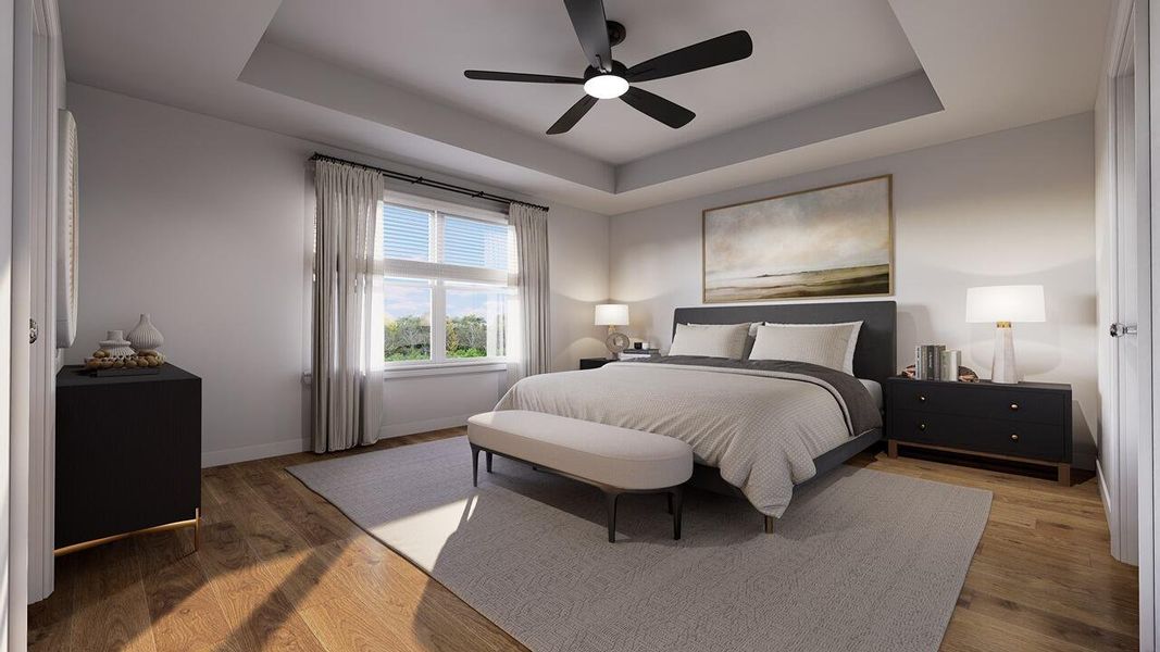 Furnished interior view inside a new home in The Cove at Mallard Crossing, Summerville (Image 5).