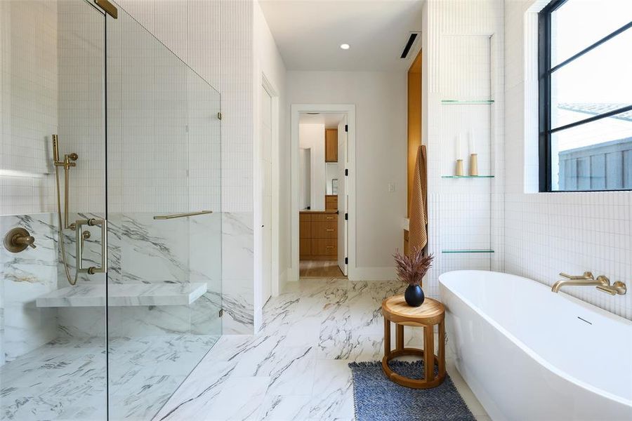 Furnished interior view inside a new home in , Dallas (Image 37).