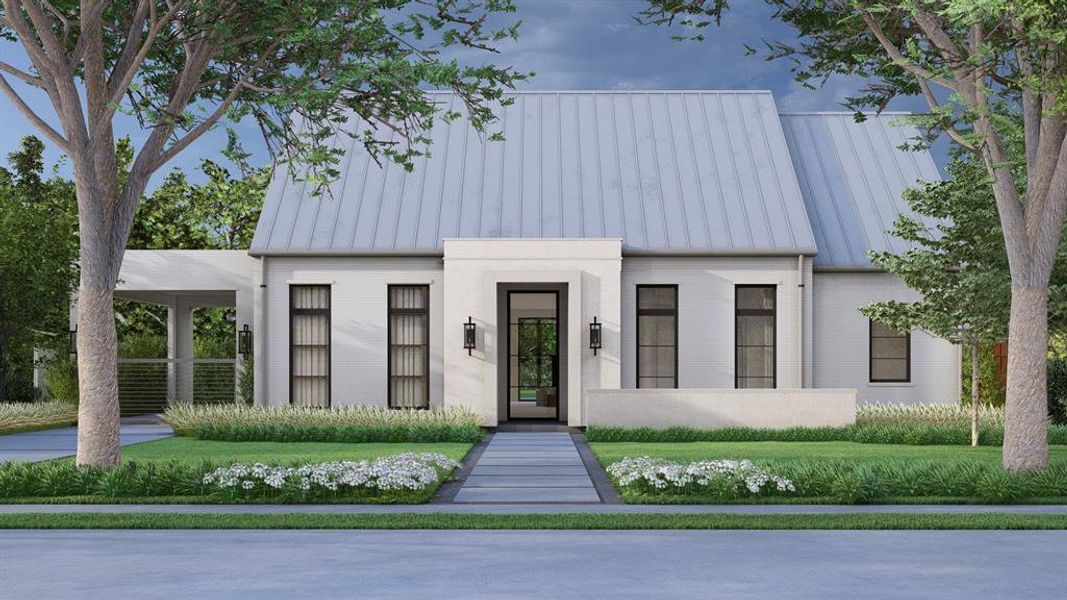 Front exterior of a new home in , Dallas, TX, highlighting curb appeal (Image 4). Front exterior of a new home in , Dallas, TX, highlighting curb appeal (Image 4).