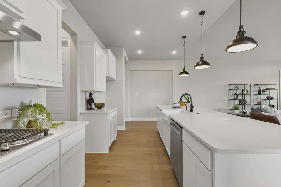 Furnished interior view inside a new home in Lakeview Heights, Azle (Image 9).