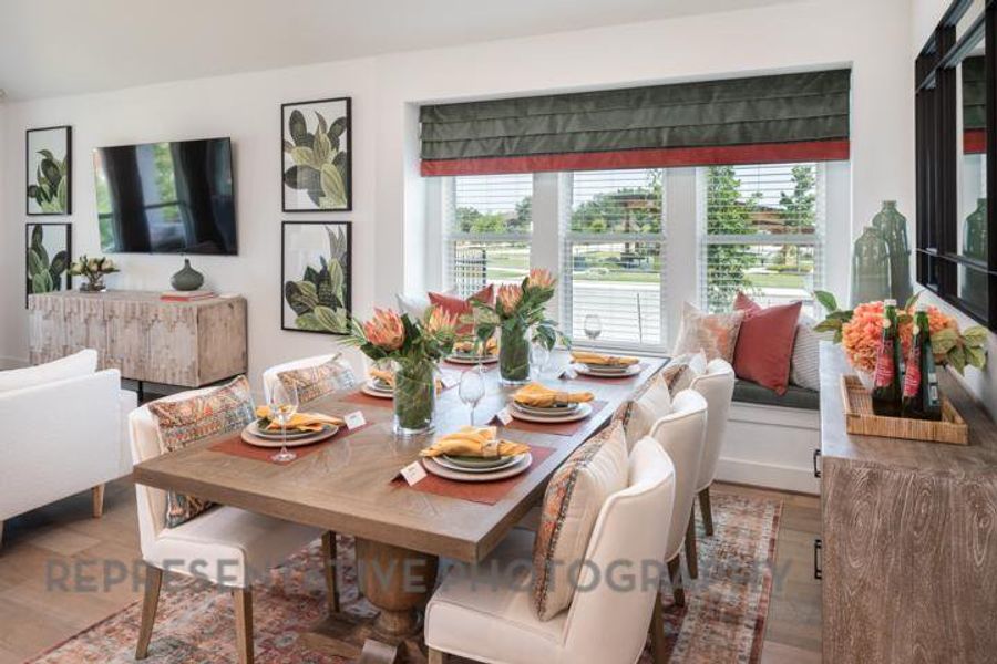 Furnished interior view inside a new home in Gateway Village - The Reserve: 50ft. lots, Denison (Image 21). Furnished interior view inside a new home in Gateway Village - The Reserve: 50ft. lots, Denison (Image 21).