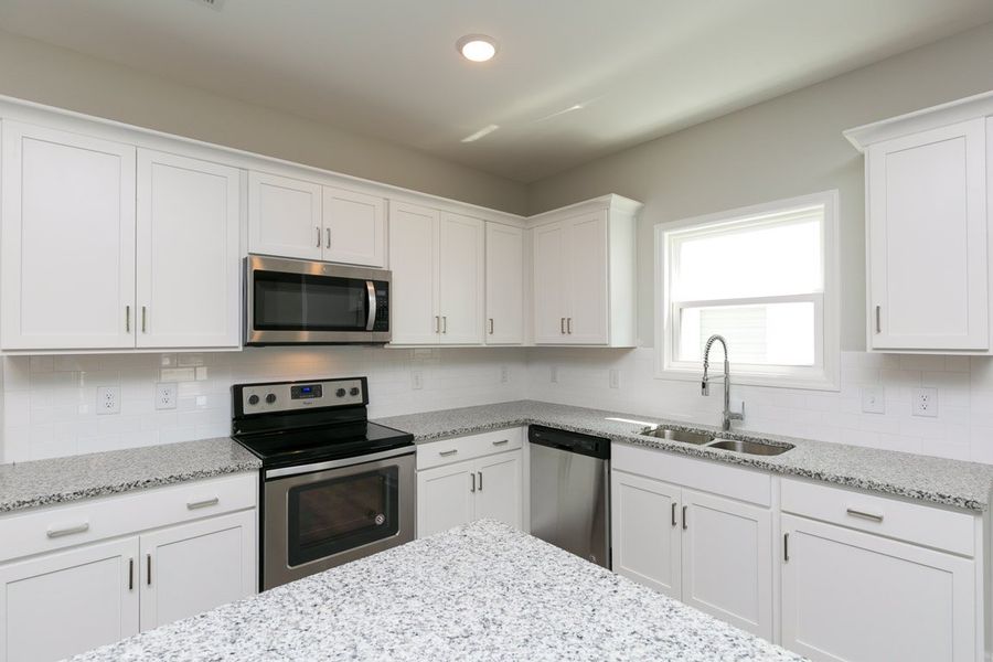 Representative furnished interior of a home built from the Dalton by Parkside Builders in The Parks of Mill Town, Chattanooga (Image 9).