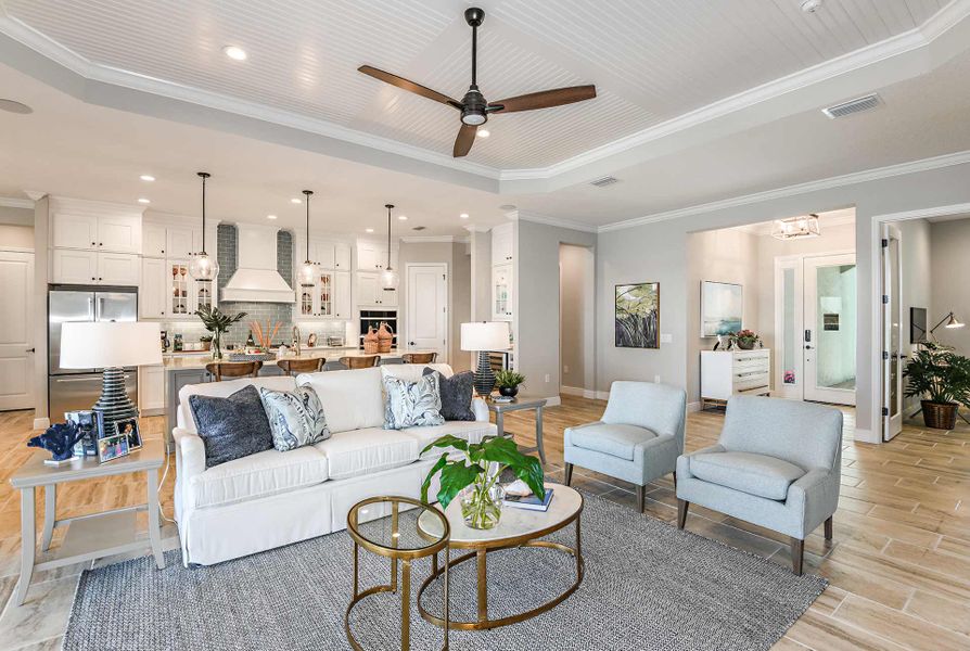 Furnished interior view inside a new home in Windward, Lakewood Ranch (Image 20).