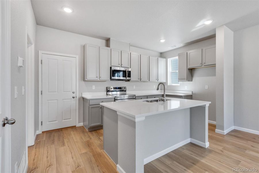 Furnished interior view inside a new home in Spring Valley, Longmont (Image 6).