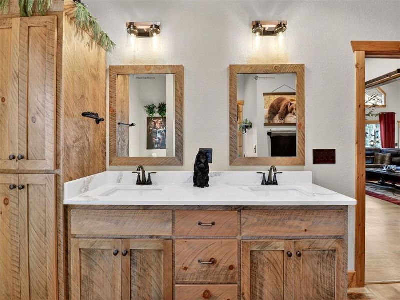 Furnished interior view inside a new home in , Ellijay (Image 56).