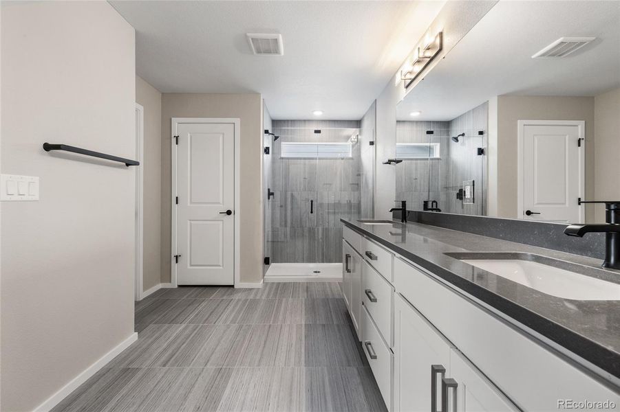 Furnished interior view inside a new home in Harvest Crossing, Aurora (Image 8).