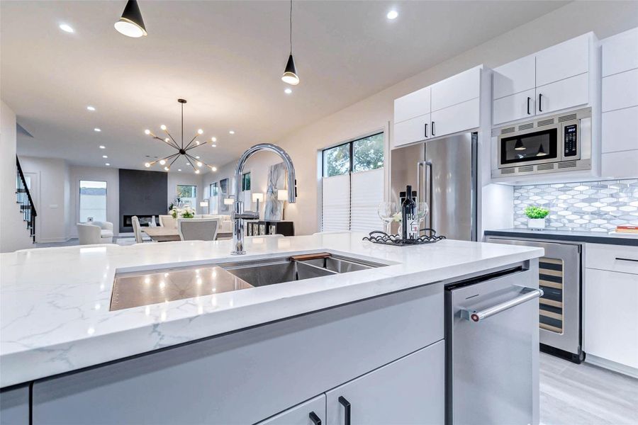 Furnished interior view inside a new home in , Houston (Image 41). Furnished interior view inside a new home in , Houston (Image 41).