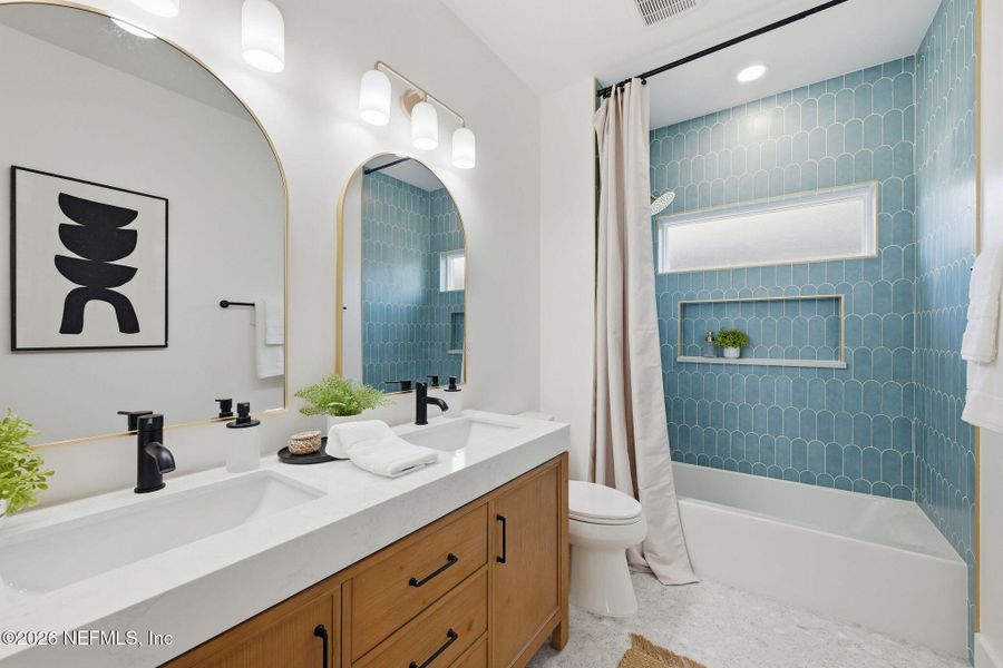 Furnished interior view inside a new home in , Jacksonville Beach (Image 36).