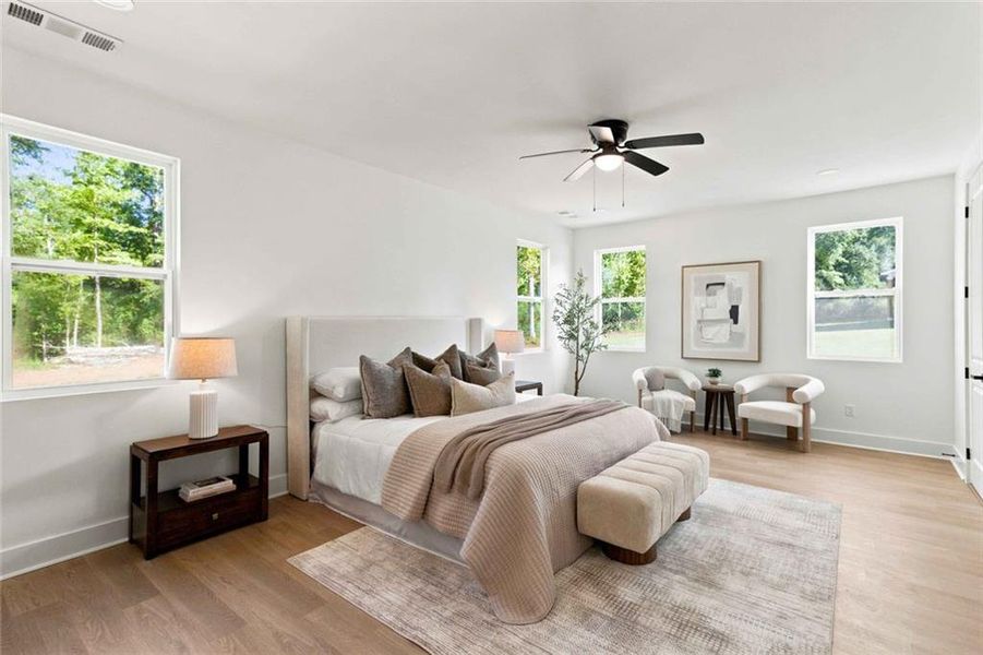 Furnished interior view inside a new home in , Griffin (Image 49).