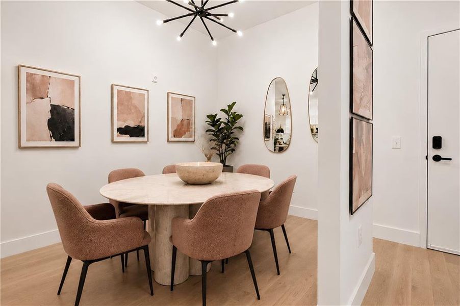 Furnished interior view inside a new home in , Atlanta (Image 7).