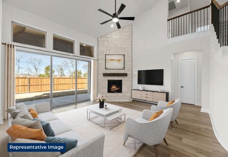 Representative furnished interior of a home built from the Birchwood 2FSW (w/Media) by First Texas Homes in Westside Preserve, Midlothian (Image 7). Representative furnished interior of a home built from the Birchwood 2FSW (w/Media) by First Texas Homes in Westside Preserve, Midlothian (Image 7).