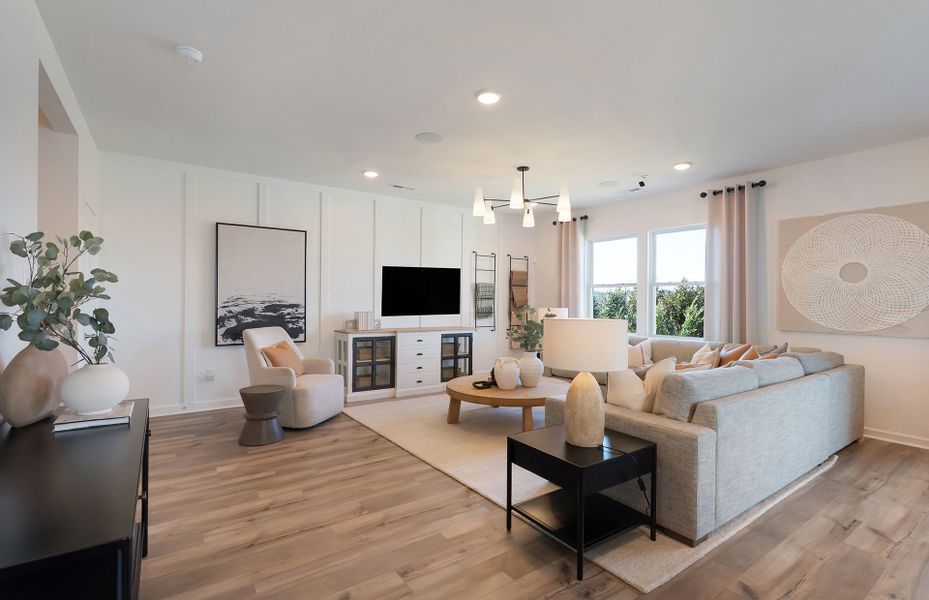 Furnished interior view inside a new home in Highlands of Carter's Station, Columbia (Image 30). Furnished interior view inside a new home in Highlands of Carter's Station, Columbia (Image 30).