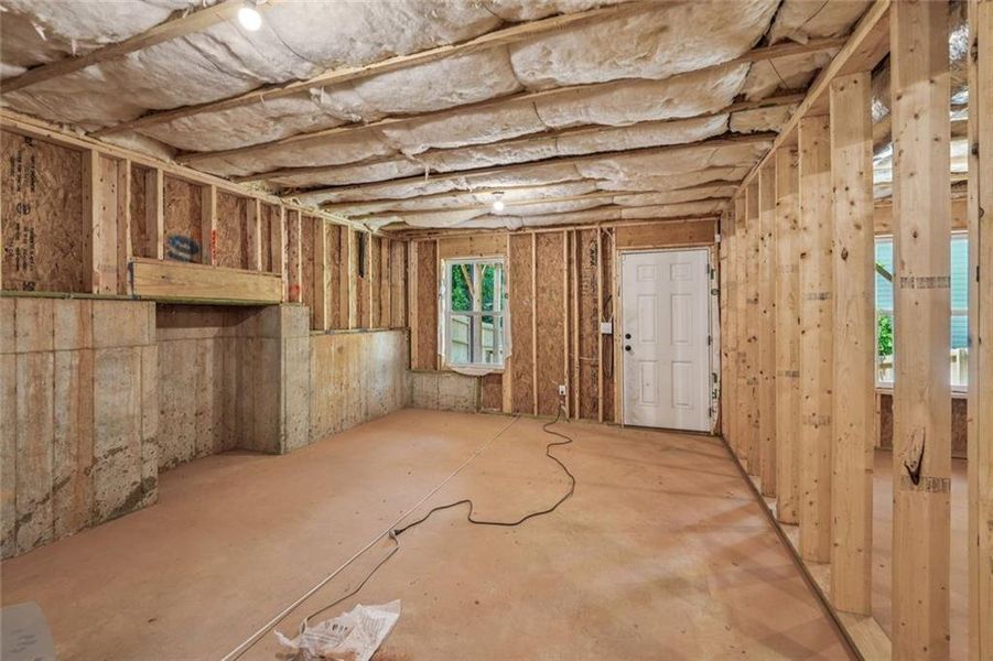 In-progress construction of a new home in , Atlanta, GA (Image 52).