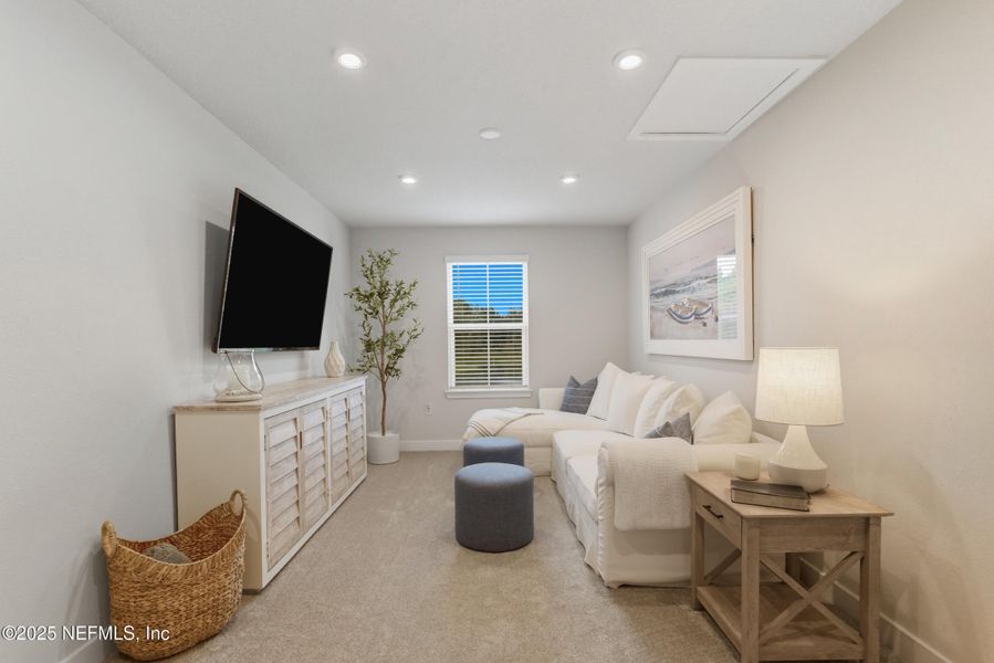 Furnished interior view inside a new home in Shearwater Townhomes, St. Augustine (Image 24).