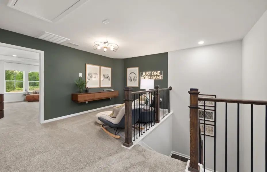 Furnished interior view inside a new home in The Preserve at Marks Creek, Knightdale (Image 12).