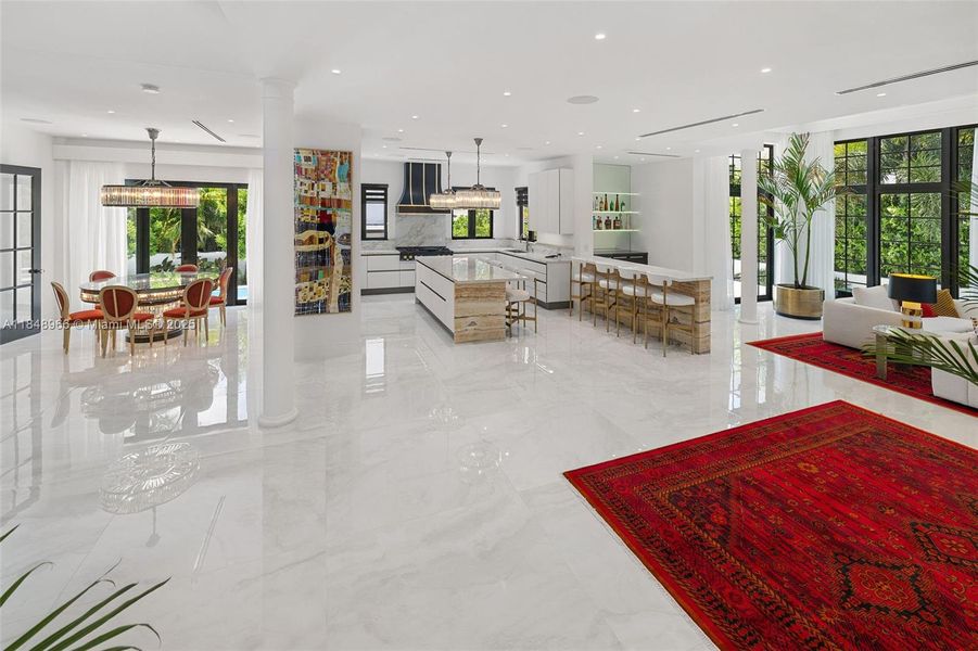 Furnished interior view inside a new home in , Miami Beach (Image 53). Furnished interior view inside a new home in , Miami Beach (Image 53).