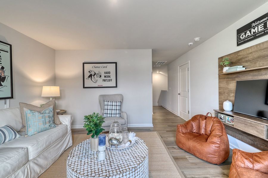 Representative furnished interior of a home built from the Lawrence - Genesis Value Collection by Mungo Homes in Fairway Woods at Wyboo, Manning (Image 10).