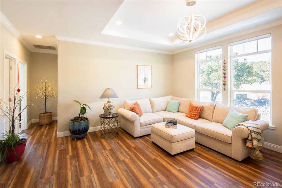 Furnished interior view inside a new home in , Crestone (Image 13).