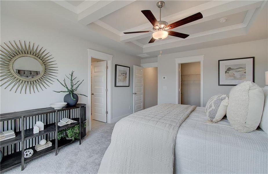 Furnished interior view inside a new home in The Towns at Auburn Station East, Auburn (Image 26).