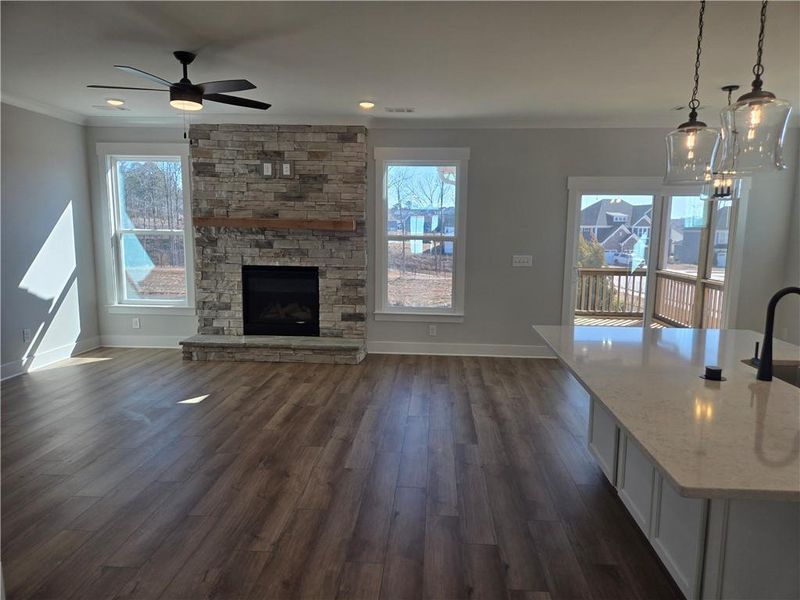 Spacious, unfurnished interior of a new home in Twin Lakes, Hoschton (Image 13). Spacious, unfurnished interior of a new home in Twin Lakes, Hoschton (Image 13).