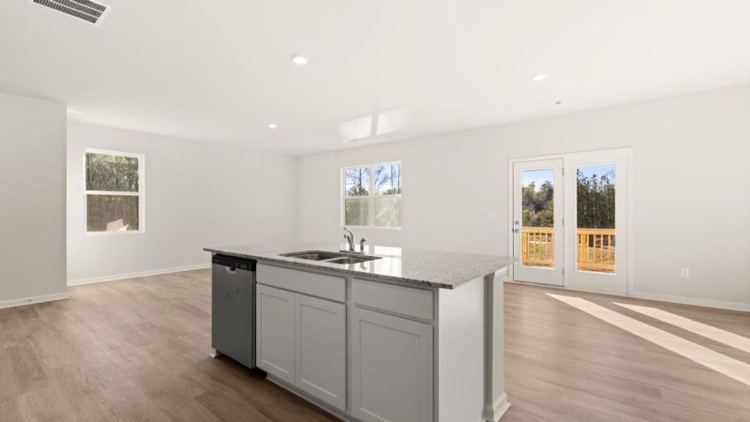 Furnished interior view inside a new home in Pointe Park, Union City (Image 9). Furnished interior view inside a new home in Pointe Park, Union City (Image 9).