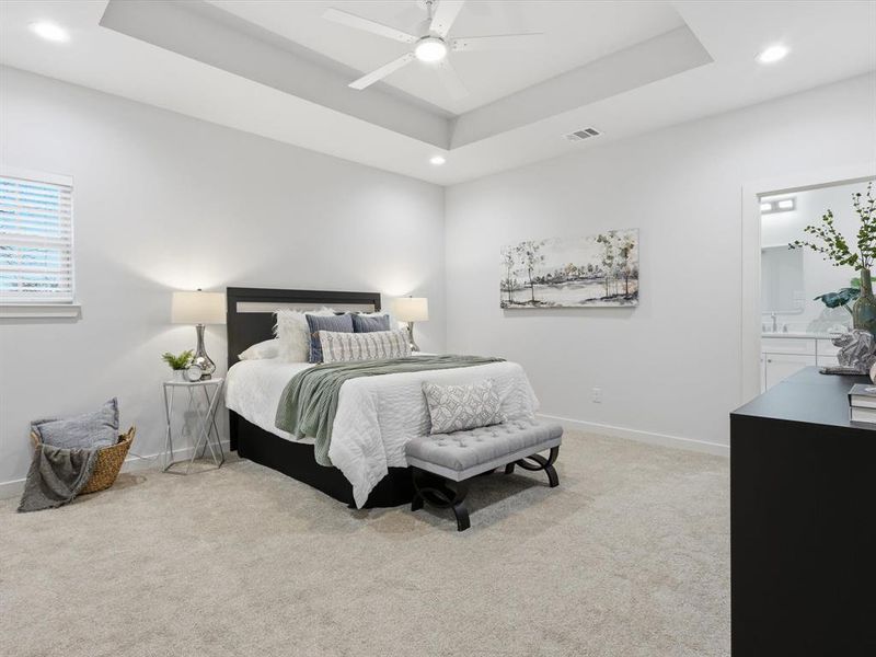 Furnished interior view inside a new home in , Dallas (Image 11). Furnished interior view inside a new home in , Dallas (Image 11).