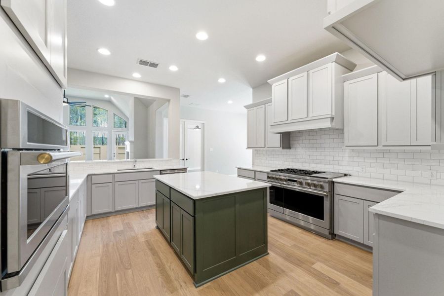 Kitchen with 48" oven
