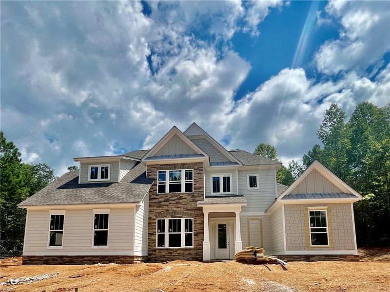 In-progress construction of a new home in , Cumming, GA (Image 26).