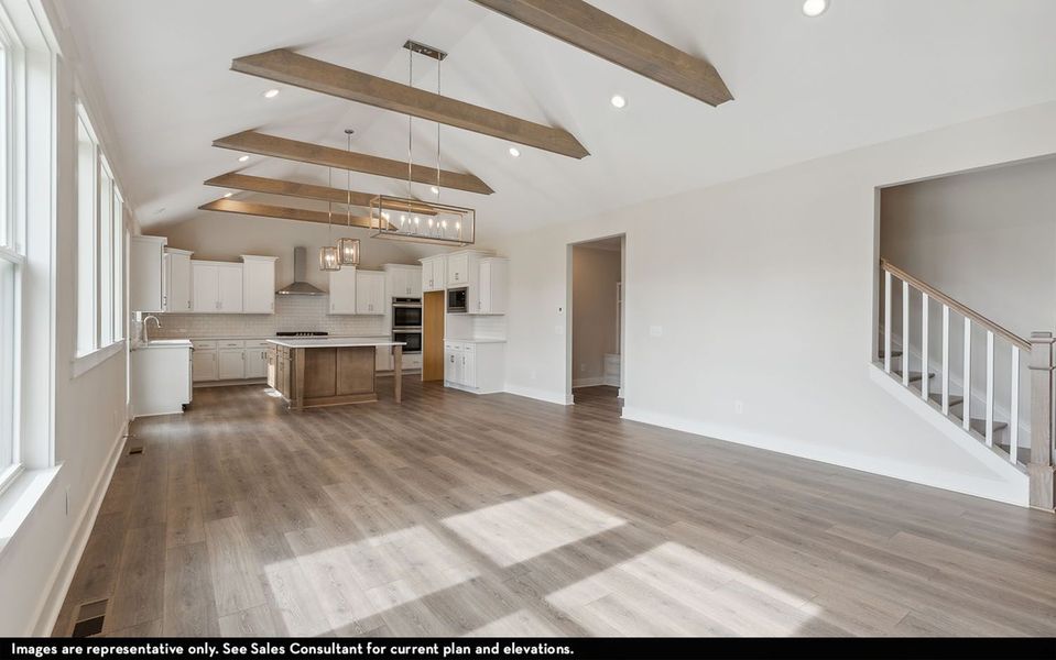Spacious, unfurnished interior of a new home in Aden Woods, Nashville (Image 20).