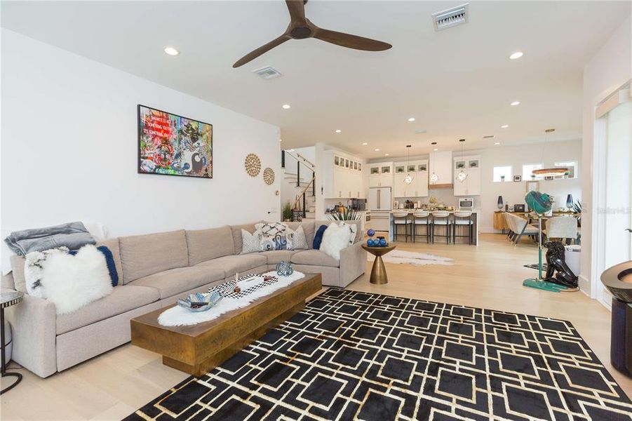 Furnished interior view inside a new home in , Tampa (Image 43).