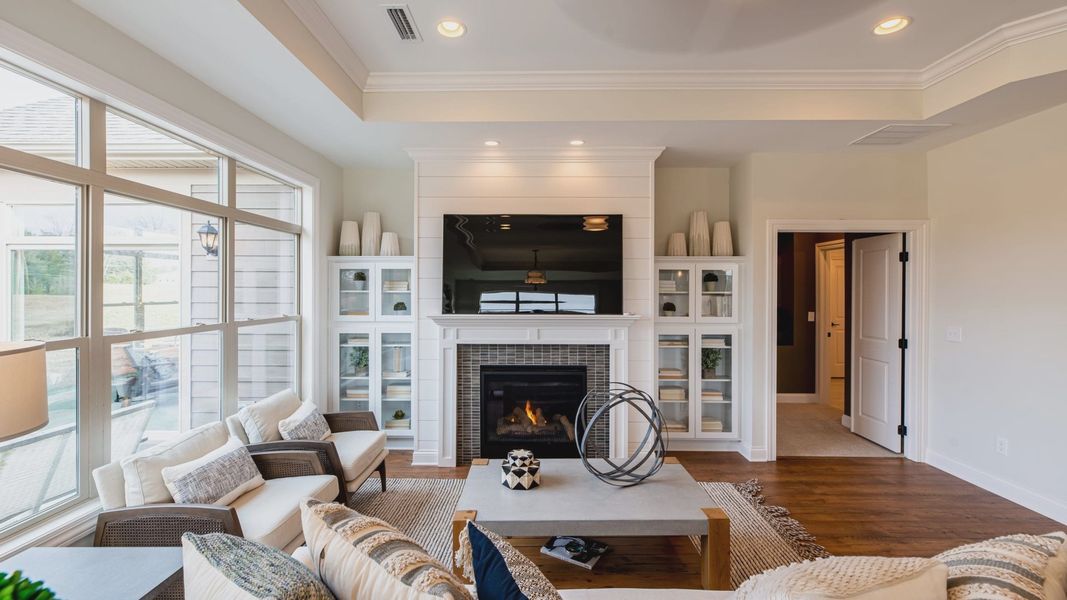 Representative furnished interior of a home built from the Torino by Epcon Communities in The Villas at Pinewood, Asheboro (Image 8).