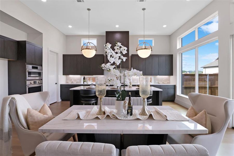 Furnished interior view inside a new home in Rio Vista at Kelly Ranch, Aledo (Image 16).