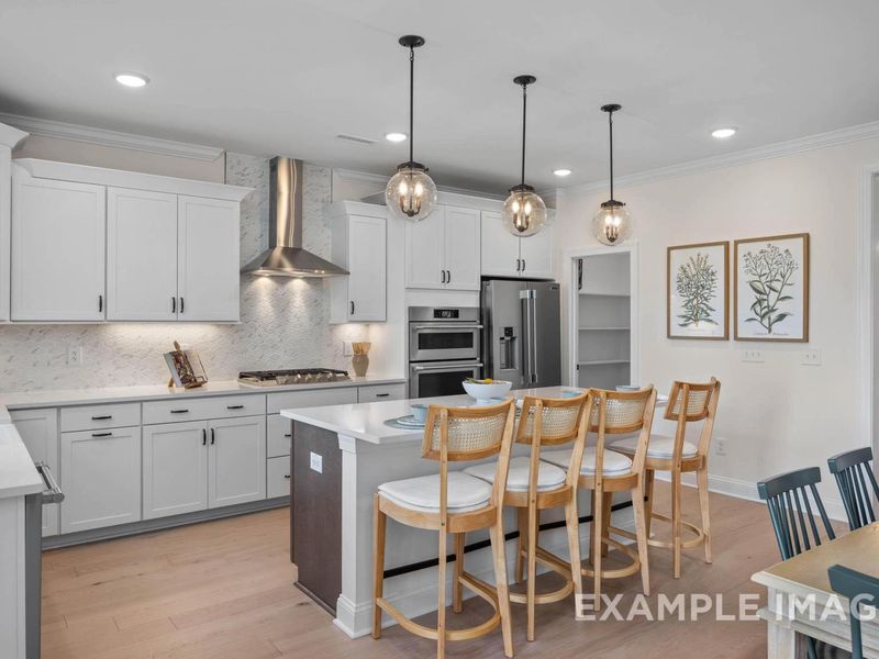 Furnished interior view inside a new home in Laneridge Estates, Raleigh (Image 4).