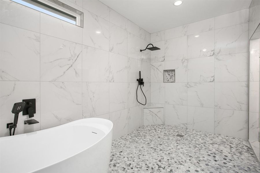 A second view of the shower room