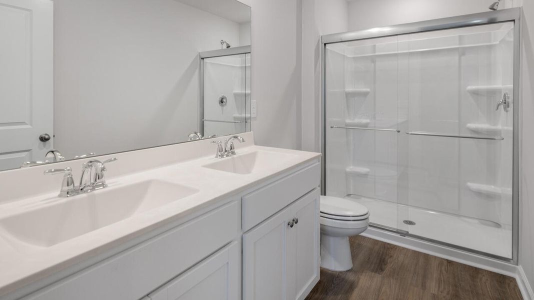 Furnished interior view inside a new home in Grayson Park Townhomes, Leland (Image 8).