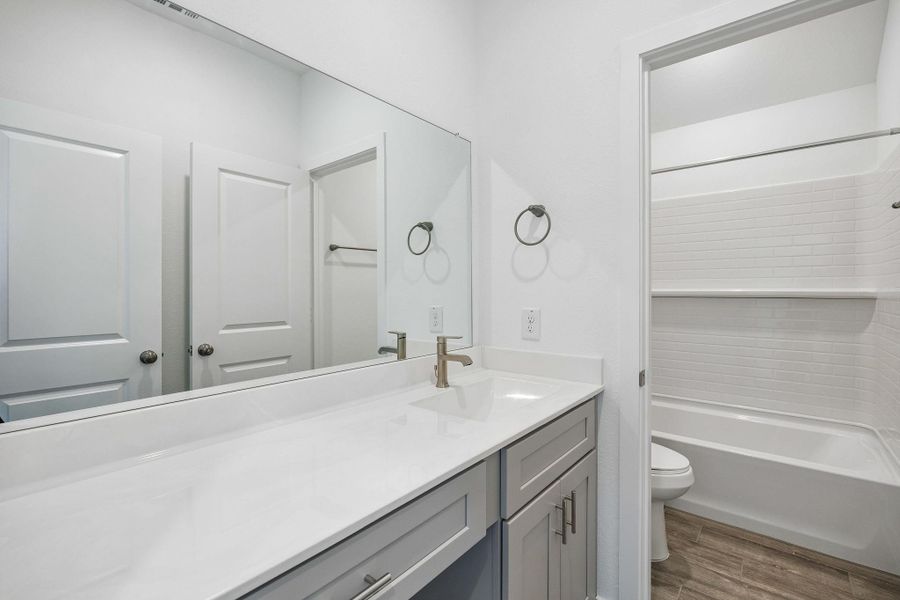 Furnished interior view inside a new home in Mavera, Conroe (Image 17).