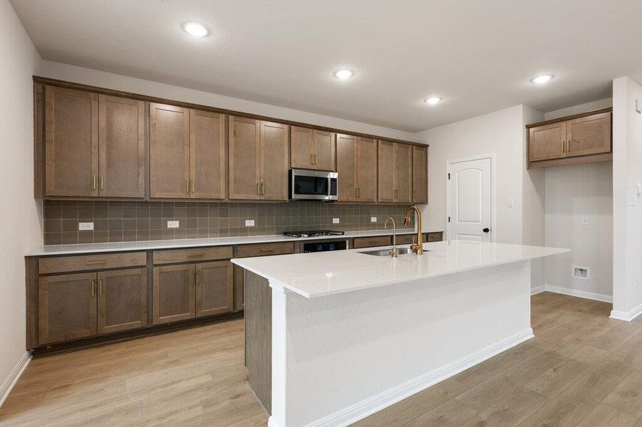 Furnished interior view inside a new home in Patterson Ranch, Georgetown (Image 8).