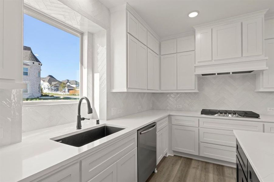 Furnished interior view inside a new home in Trails at Cottonwood Creek, Rowlett (Image 12). Furnished interior view inside a new home in Trails at Cottonwood Creek, Rowlett (Image 12).