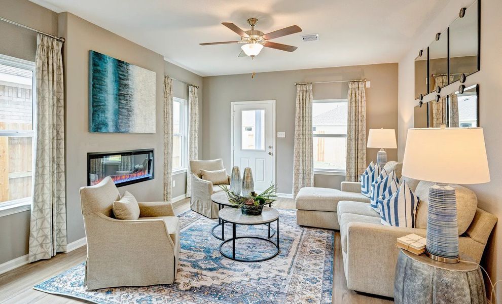 Furnished interior view inside a new home in Jackson Hills, Clarksville (Image 5).